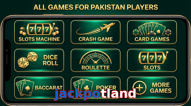 Main screen of Jackpotland games page for PK players