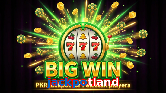 Big win animation on Jackpotland slot game